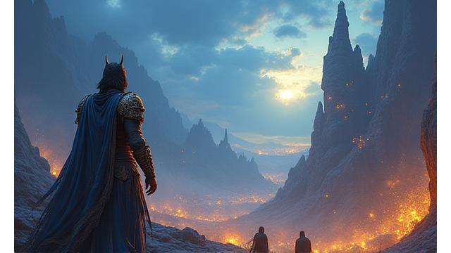 RPG oyunu 'Macera Görevi'nin Türkçe versiyonundan ikonik bir an, Türk mitolojisi öğeleri entegre edilmiş