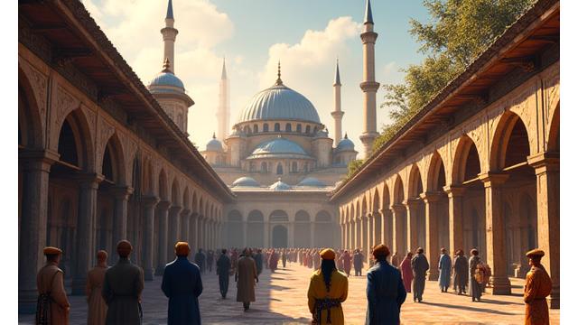 Tarihsel simulasyon oyunundan Osmanlı dönemi detaylarını içeren bir ekran görüntüsü